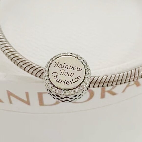"Pandora Rainbow Row Charleston Exclusive Charm " - Picture 3 of 3